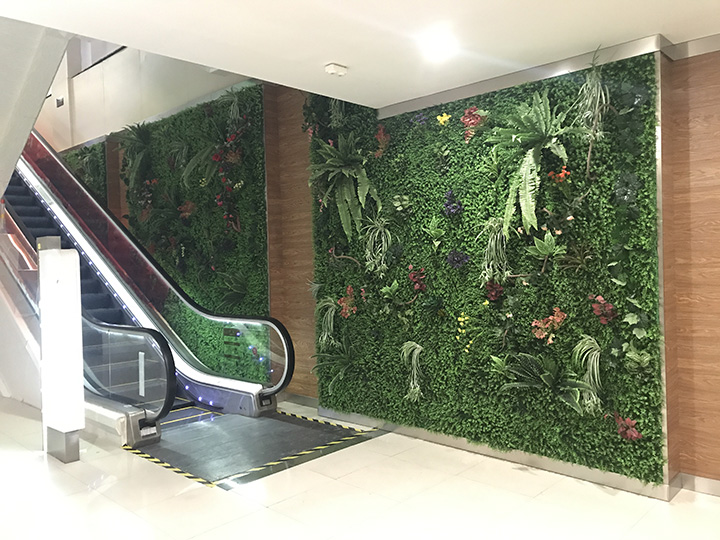 室內仿真植物墻