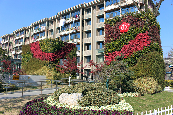 室外仿真植物墻
