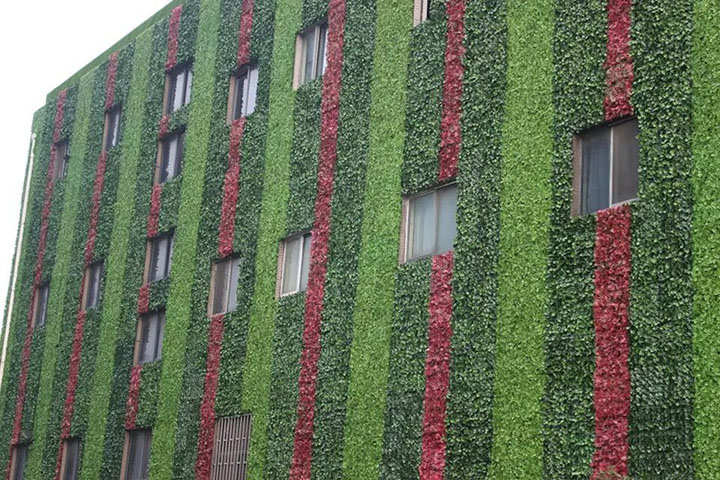外墻假植物裝飾