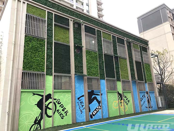 建筑外墻仿真植物墻